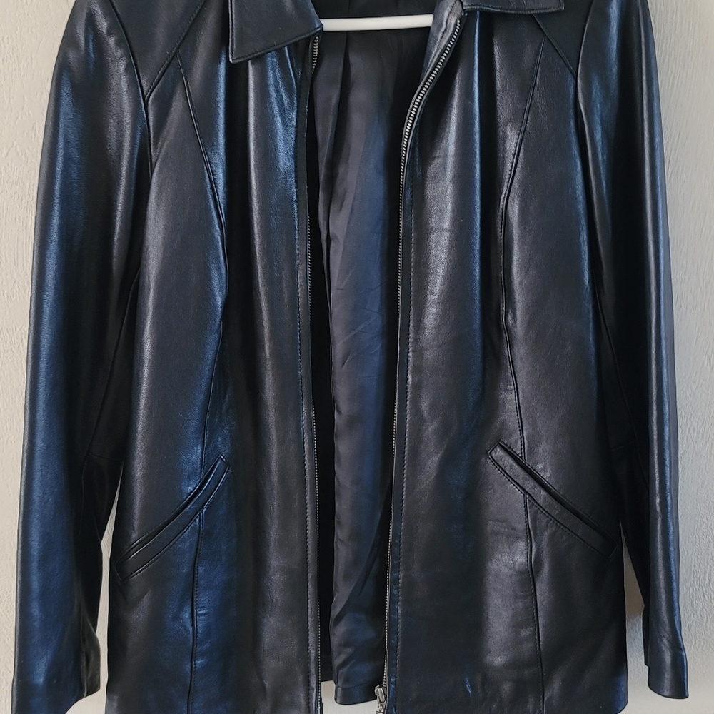 Leather jacket